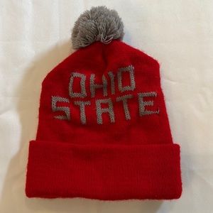 Ohio State Buckeyes Hand Knit Hat